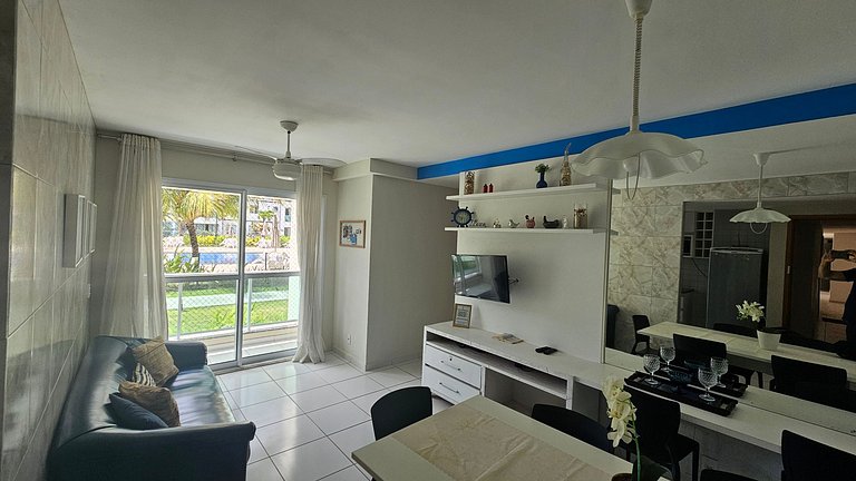 Palm Village Acqua 107/04, Cupe, 3 qtos, suite.